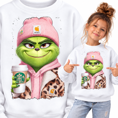 BLUZA ŚWIĄTECZNA GRINCH LOVE CAFFE